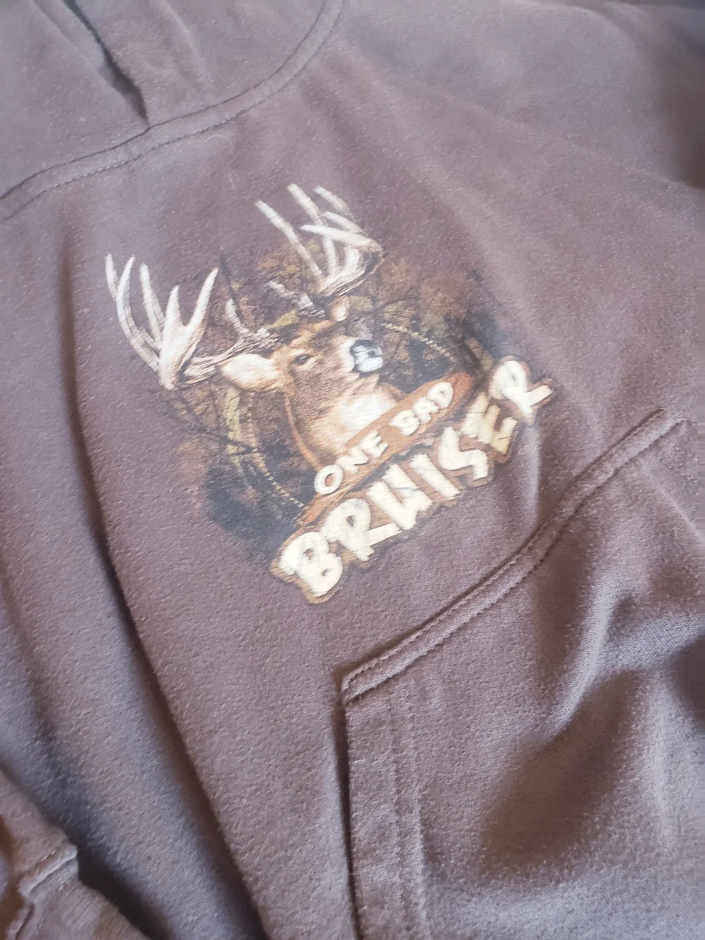 Kids Buck Wear Hooded Sweatshirt with Deer Graphic